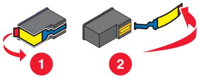 LEXMARK X5075 - Vérifiez les cartouches - 1