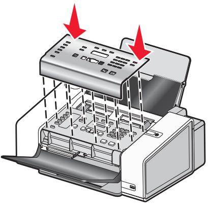 LEXMARK X5075 - Installation d'un panneau de commandes dans une autre langue - 2