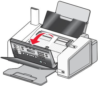 LEXMARK X5075 - Dans le dispositif d'alimentation automatique de documents : - 1
