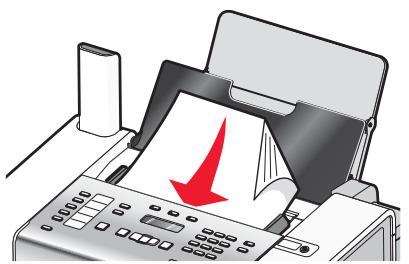 LEXMARK X5075 - Chargement de documents originaux dans le dispositif d'alimentation automatique de documents (DAAD) - 1