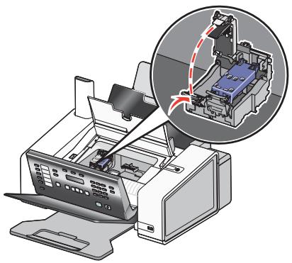 LEXMARK X5075 - Installation des cartouches - 3