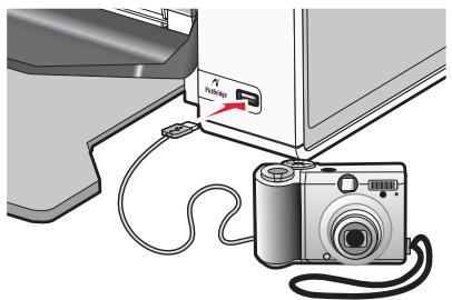 LEXMARK X5075 - Connexion d'un appareil photo compatible pictbridge - 1