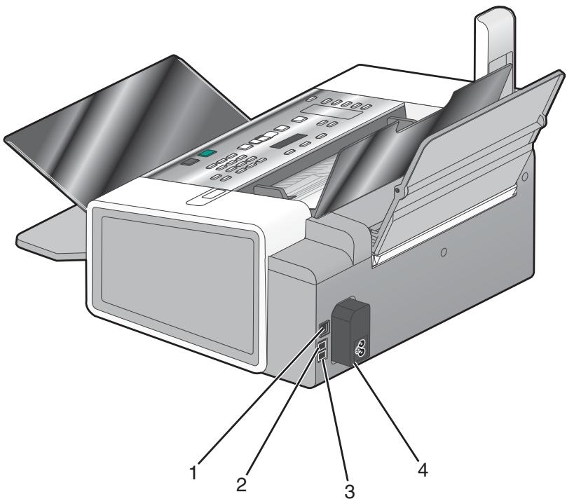 LEXMARK X5075 - Présentation des composants de l'imprimante - 2