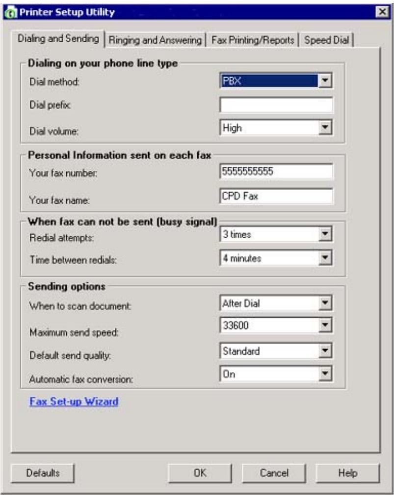 LEXMARK X5075 - Personnalisation des paramètres à l'aide de l'outil de configuration du télécopieur - 1