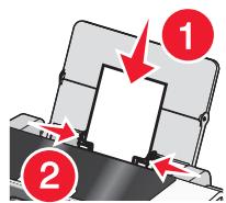 LEXMARK X5075 - Chargement de cartes de vœux, fiches, cartes photo et cartes postales. - 1