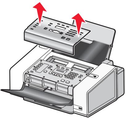 LEXMARK X5075 - Installation d'un panneau de commandes dans une autre langue - 1