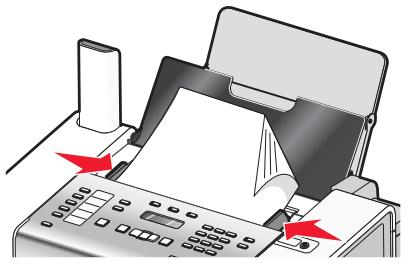 LEXMARK X5075 - Chargement de documents originaux dans le dispositif d'alimentation automatique de documents (DAAD) - 2