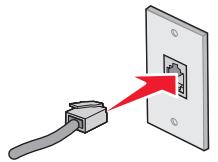LEXMARK X5075 - Connexion directe à une prise téléphonique murale - 2