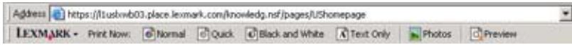 LEXMARK X5075 - Impression d'une page web - 1