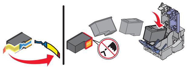 LEXMARK X5320 - Installation des cartouches - 1