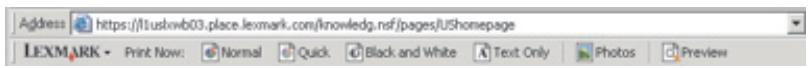 LEXMARK X5320 - Impression d'une page Web - 1