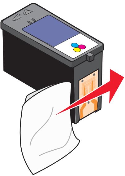 LEXMARK X5320 - Essuyage des buses et des contacts des cartouches - 2