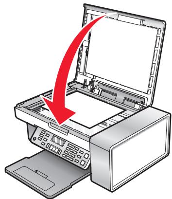 LEXMARK X5320 - Chargement d'un original sur la vitre du scanner - 3