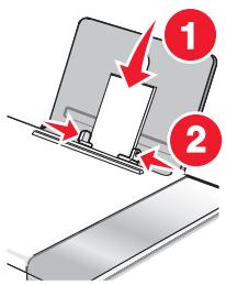 LEXMARK X5320 - AJUSTEZ LES GUIDES PAPIER - 1