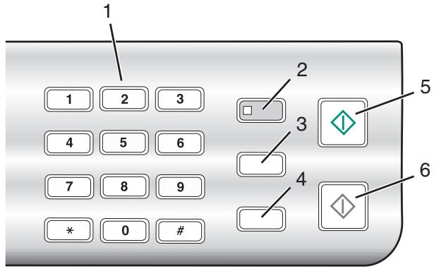 LEXMARK X5340 - Utilisation du panneau de commandes - 3