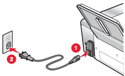 LEXMARK X5340 - DéCONNECTEZ ET RECONNECTEZ LE CABLE D'ALIMENTATION. - 1