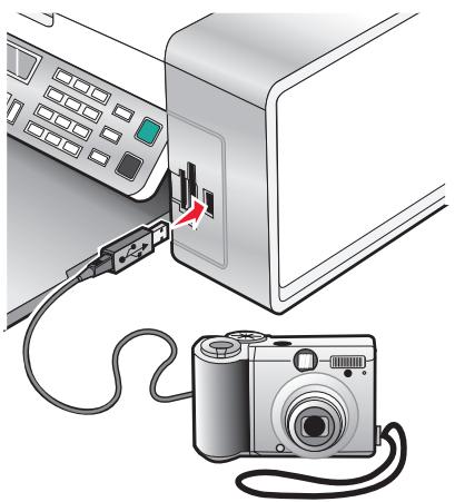LEXMARK X5340 - Utilisation d'un apparéil photo numérique compatible PictBridge pour contrôle l'impression de photos - 1