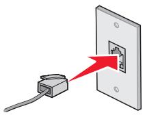 LEXMARK X5340 - Connexion directe à une prise téléphonique murale - 2