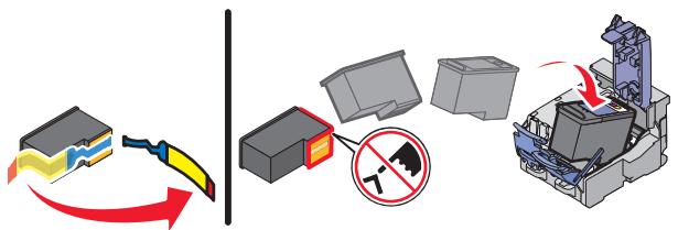 LEXMARK X5340 - Installation des cartouches - 3