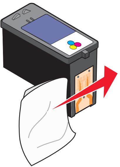 LEXMARK X5340 - Essuyage des buses et des contacts des cartouches - 2