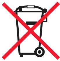LEXMARK X5340 - Directive WEEE (Déchets issus d'équipements électriques et électroniques) - 1