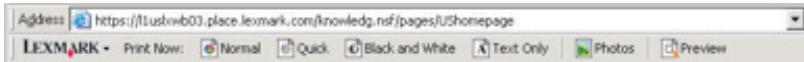 LEXMARK X5435 - Impression d'une page web - 1