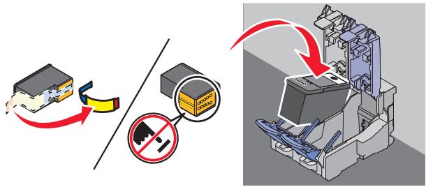 LEXMARK X5435 - Installation des cartouches - 1