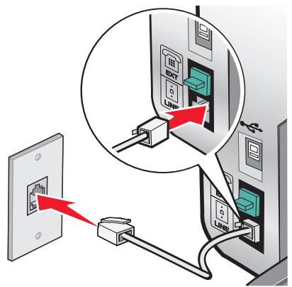 LEXMARK X5435 - Connexion à un ordinateur équipé d'un modem - 1