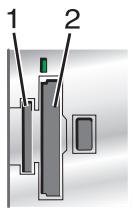 LEXMARK X5435 - Insertion d'une carte mémoire - 1