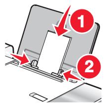 LEXMARK X5435 - Ajustez les GUIDES PAPIER - 1