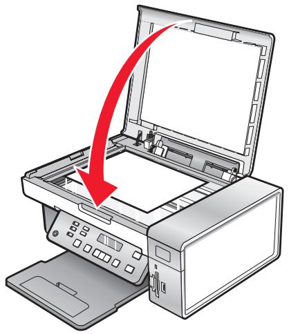 LEXMARK X5435 - Chargement d'un original sur la vitre du scanner - 3