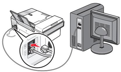 LEXMARK X5435 - Connexion à un ordinateur équipé d'un modem - 3