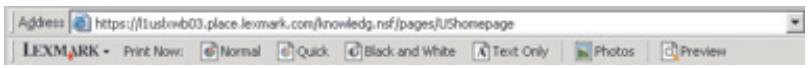 LEXMARK X5450 - Impression d'une page Web - 1