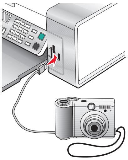 LEXMARK X5450 - Utilisation d'un apparéil photo numérique compatible PictBridge pour contrôle l'impression de photos - 1