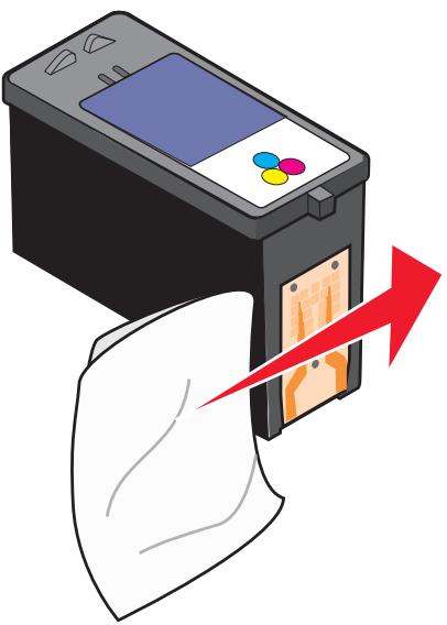 LEXMARK X5495 - Essuyage des buses et des contacts des cartouches - 2