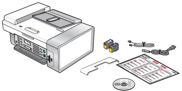 LEXMARK X5495 - Configuration de l'imprimante pour une utilisation autonome - 1