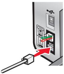 LEXMARK X5495 - Connexion directe à une prise téléphonique murale allemande - 1