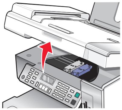 LEXMARK X5495 - Retrait d'une cartouche usagée - 1