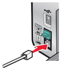 LEXMARK X5495 - Connexion directe à une prise téléphonique murale - 1
