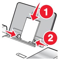 LEXMARK X5495 - Chargement de cartes de vœux, fiches, cartes photo et cartes postales. - 1