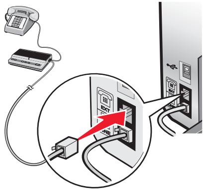 LEXMARK X5495 - Connexion à un répondeur - 4