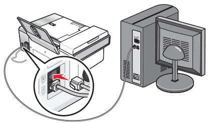 LEXMARK X5495 - Connexion à un ordinateur équipé d'un modem - 3