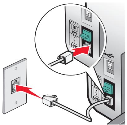 LEXMARK X5495 - Connexion à un répondeur - 1
