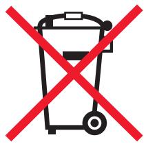 LEXMARK X5495 - Directive WEEE (Déchets issus d'équipements électriques et électroniques) - 1