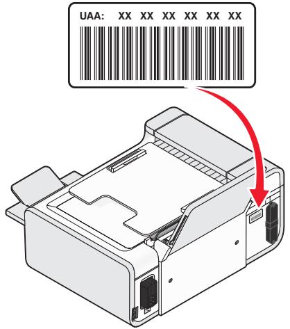 LEXMARK X5650 - Comment trouverl'adresseMAC? - 1