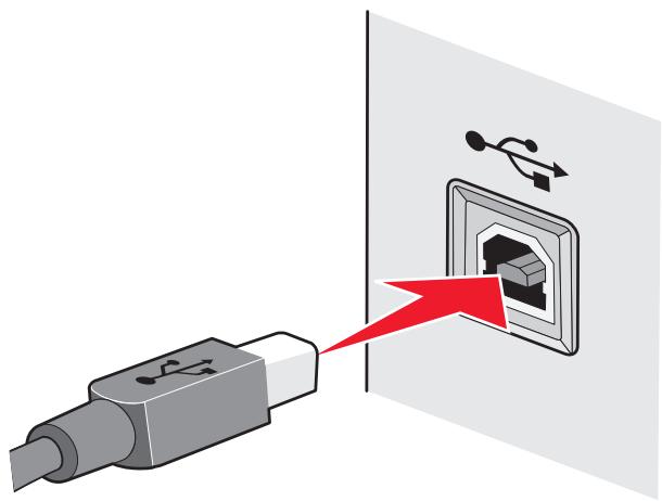 LEXMARK X5650 - Comment relier un cable d-installation ? - 2