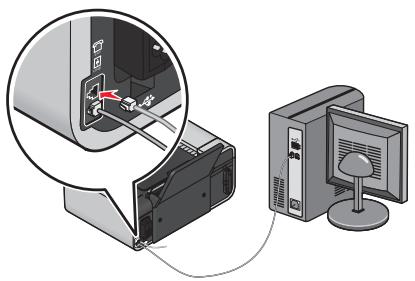 LEXMARK X5650 - Connexion à un ordinateur équipé d'un modem - 3