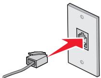 LEXMARK X5650 - Connexion directe à une prise téléphonique murale - 2