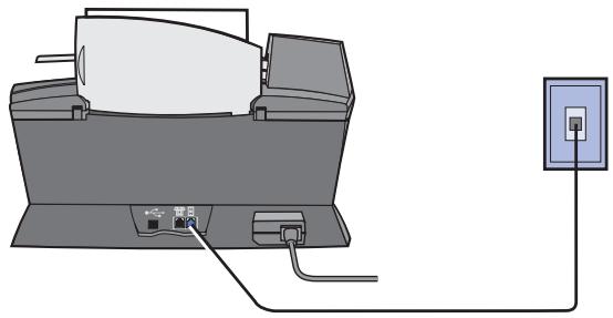 LEXMARK X6170 - Connexion directe à la prise téléphonique murale - 1