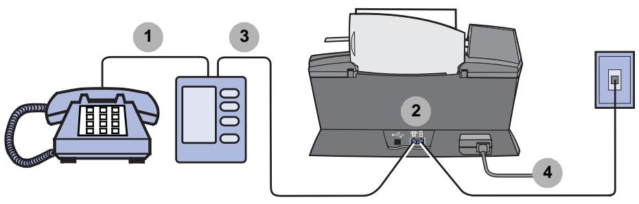 LEXMARK X6170 - Connexion à un téléphone - 2